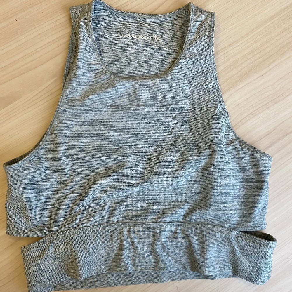 Outdoor Voices Slashback Crop Top